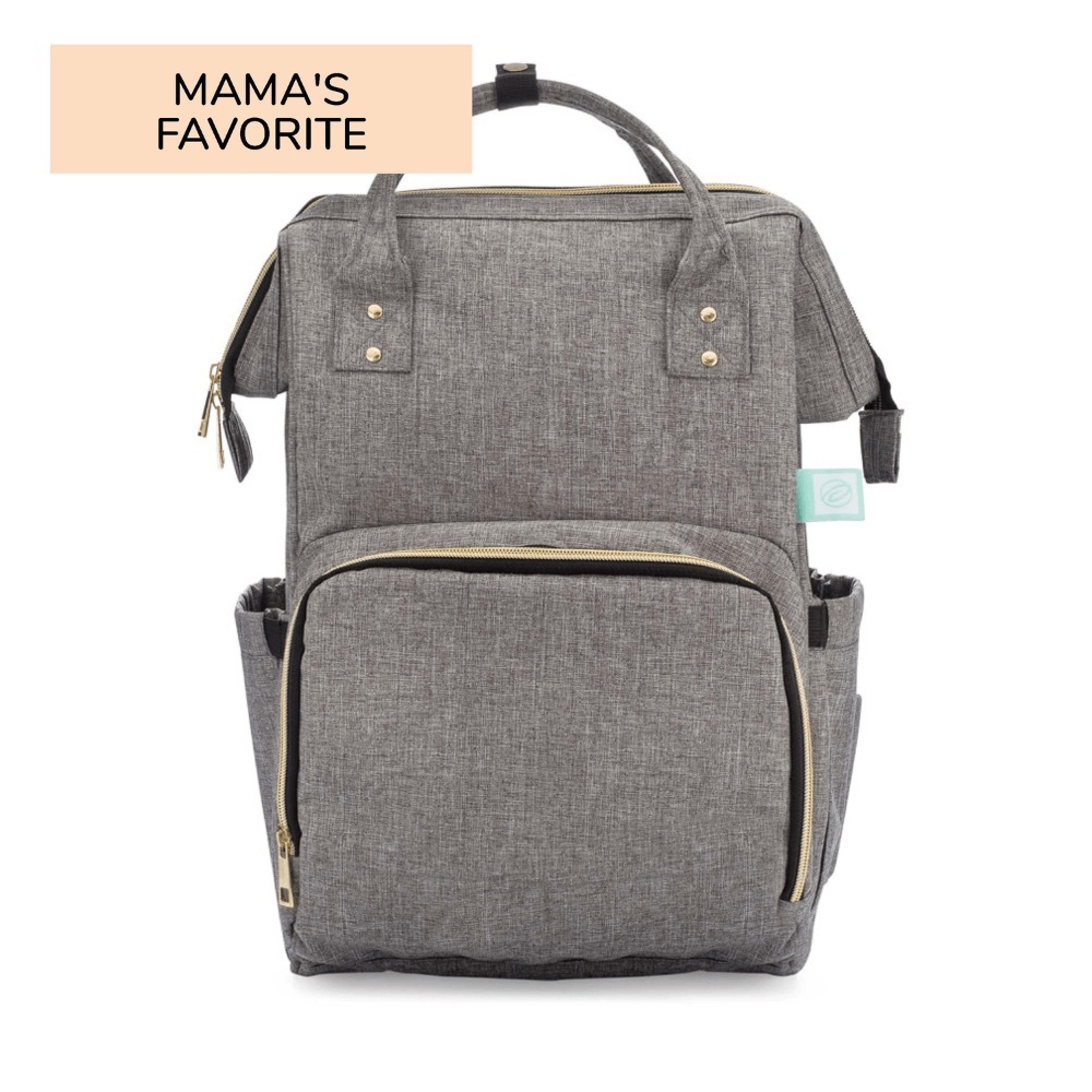 Gray Diaper/ Breast Pump Backpack - image 1